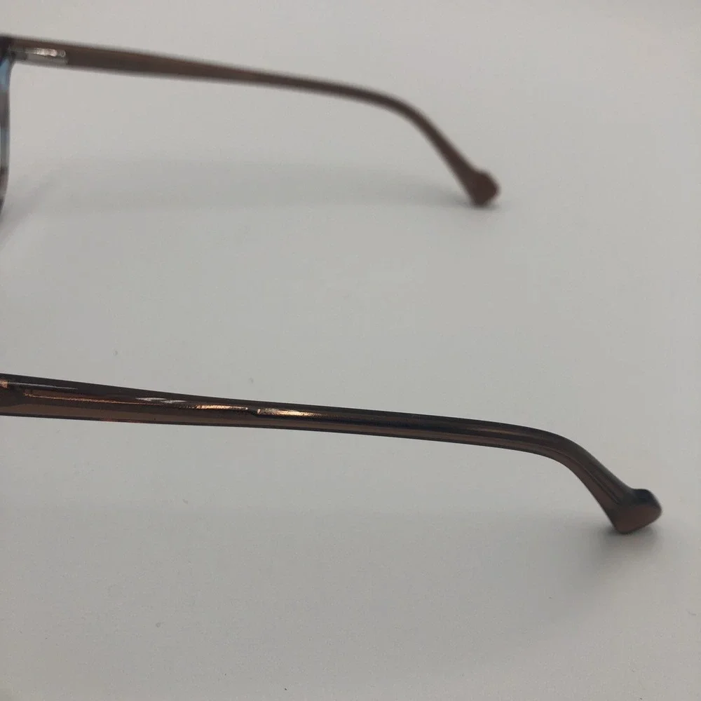 Womens Eyeglasses Frames Zenni 4427339 Optical Blue Brown‎ Tortoise Shell Preown